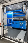04_The generator slide at the bulkhead of the Fiat Ducato L2 H2 for machine maintenance