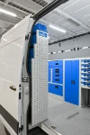 04_The locker in the Sprinter fitted out by Syncro System
