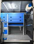 04_The Mercedes Sprinter’s shuttle-type case compartment and cargo retaining accessories