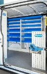 04_The workbench and pull-out vice bench in the Ford Transit L2 H2