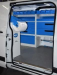 05_ Syncro System accessories for a heating engineer in a Ford Custom