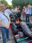 05_Luca Comunello with the hybrid car sponsored by Syncro System
