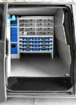 05_Storage in the form of metal cases and pull-out transparent containers