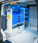 05_Syncro drawers, shelves and top tray on the left of a 2026 Kia PV5