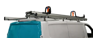 05_Syncro’s roof rack and ladder slide on the Transporter