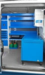 05_The bulkhead of the Fiat Ducato and the powerful compressor-generator combo