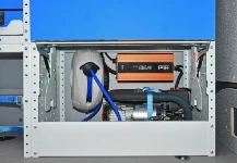 05_The compressor, inverter and hose reel in the Sprinter