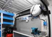 05_The power sockets and hose reel in the Syncro-equipped Ducato