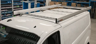 05_The roof rack on the electrician’s Transporter