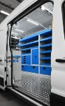 05_The Transit’s aluminium tread plate floor liner and accessories