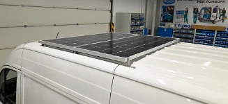 06_The photovoltaic panels on the roof of the Man TGE 