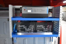 11_A closeup of Syncro’s overhead racking on the bulkhead