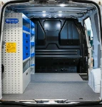 11_Racking on one side of a plumber’s Ford Custom L1 H1 (2)