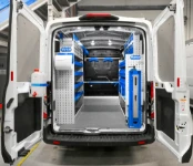 11_The Ford Transit with Syncro racking for a plumber