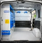 11_The racking in the Trafic L1 H1 (2) for installing electrical systems