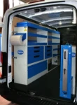 2014 Transit – left-hand side shelving