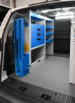 32_The left of the ID Buzz, with shelves, drawers and a fold-away vice bench