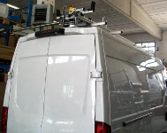 A 2014 model Daily fitted with a ladder rack