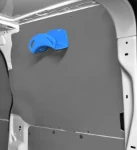 A cable holder in a van