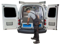 A Caddy fitted with underfloor drawers