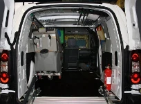 A Citroen Berlingo with an aluminium loading ramp