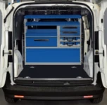 A closer view of the Fiat Doblò racking system