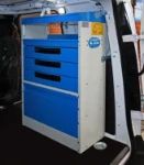 A commercial vehicle equipped to repair water mains