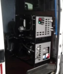A compressor, generator and hydraulic power unit combination in a Daily