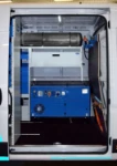 A compressor-generator combo in the Fiat Ducato