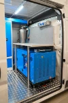 A compressor-generator on a slide