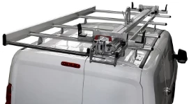 A damped action ladder rack on a Doblò