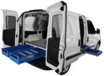 A Doblò with underfloor drawers