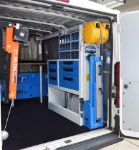 A Ducato with racking for a railway maintenance company