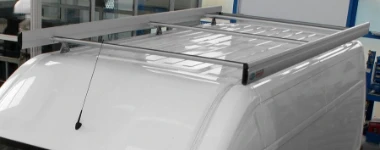 A Fiat Ducato roof rack