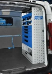 A Fiat Scudo racking system