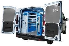 A Fiat Talento equipped as a mobile workshop