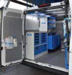 A generator in a van