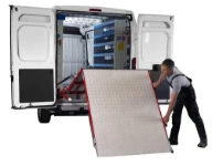 A “Light” series van loading ramp