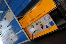 A mobile workshop with a compressor-generator