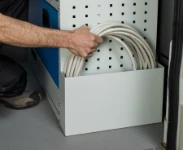 A pocket for racking side panels
