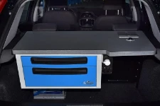 A Punto Van with a Syncro System metal drawer cabinet