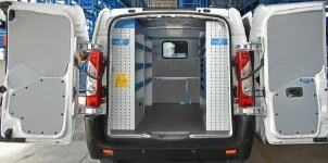 A racking system in a Scudo