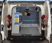 A racking system in a Scudo