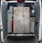 A ramp used for loading industrial cleaning machines