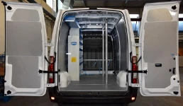 A Renault Master with Syncro racking for painters and decorators