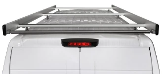 A roof rack on a Ducato