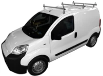 A roof rack on a Fiat Fiorino