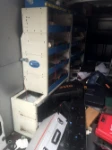 A Syncro mobile workshop after an accident