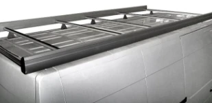 A Syncro roof rack on a Movano