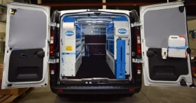 A Syncro System upfit for a carwash maintenance service